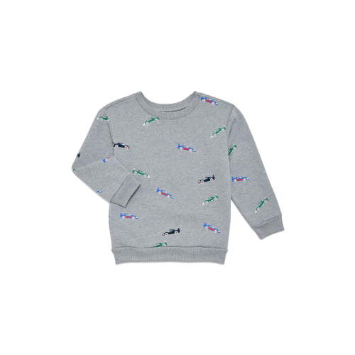 Garanimals Toddler Boy Printed Fleece Sweatshirt, Sizes 2T-5T