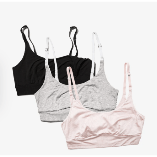 Everything Bra 3-Pack | Soft, Stretchy Maternity & Nursing Bras by Bodily