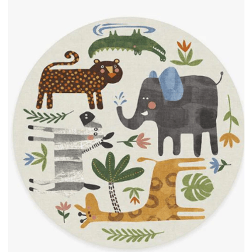 Jungle Safari Multicolor Rug | Ruggable