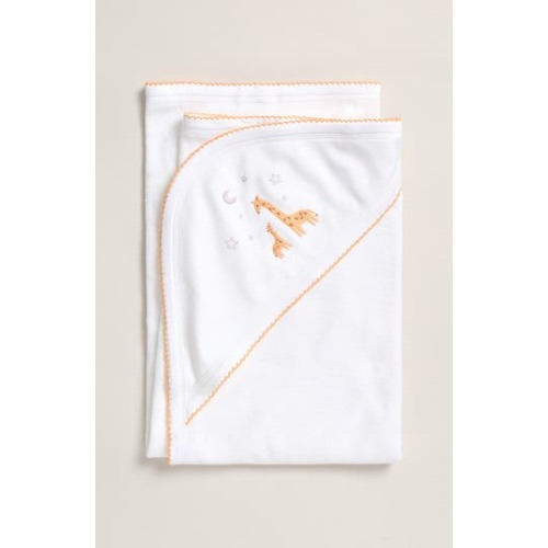 Embroidered Hooded Bath Towel
