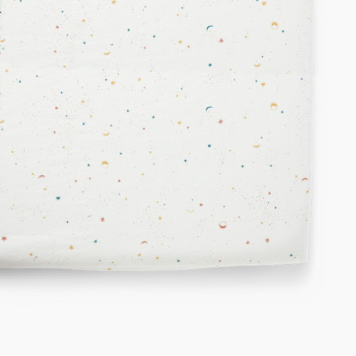 Pehr Brushed Organic Cotton Crib Sheet - Celestial
