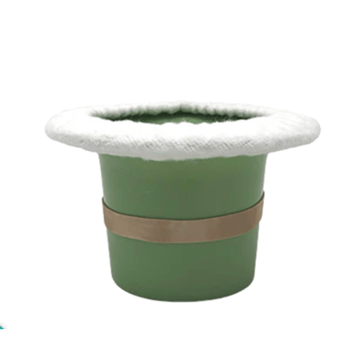 Top Hat Potty with cozy and band
