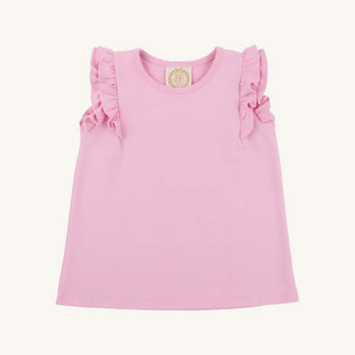 Ruehling Ruffle Top - Pier Party Pink