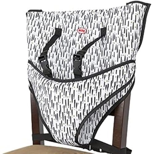 liuliuby Harness Seat - Fabric Baby Portable High Chair Seat Sack with Safety Harness – Parent Pouch Must Haves Baby Travel Essential