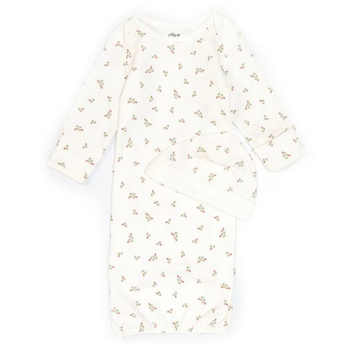 Little Me Baby Girls Long-Sleeve Rosebud Floral Gown | Dillard's