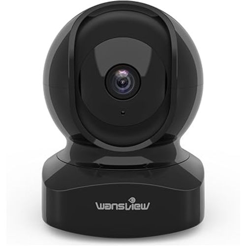 Wireless Security Camera, IP Camera 1080P HD Wansview, WiFi Home Indoor Camera for Baby/Pet/Nanny, Motion Detection, 2 Way Audio Night Vision, Compatible with Alexa, with TF Card Slot and Cloud