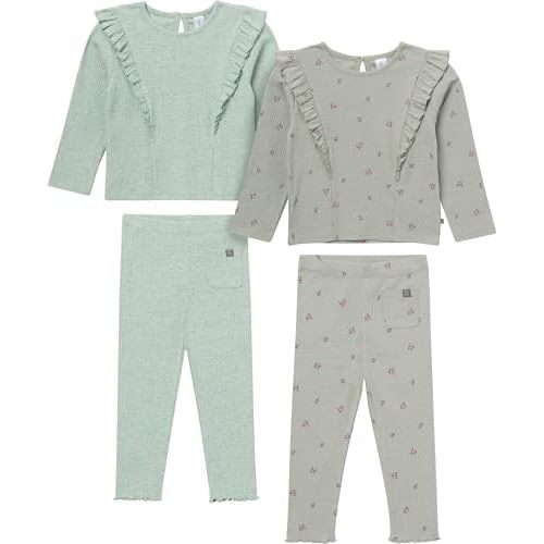 2T Modern Moments by Gerber baby-girls 4-piece Set (2 Long Sleeve Tops & 2 Legging Pants)
