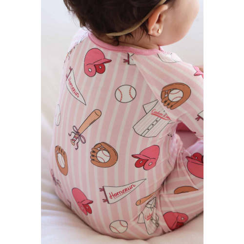 Ballpark Babes Convertible Zip Romper