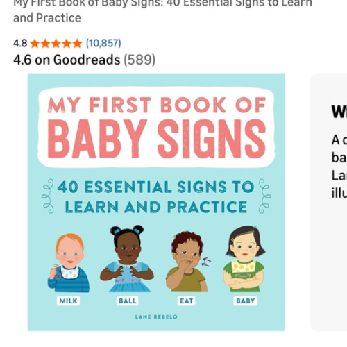 My First Book of Baby Signs: 40 Essential Signs to Learn and Practice
