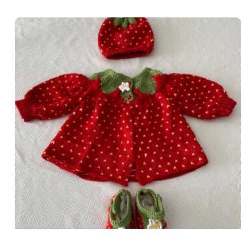 Strawberry sweater set
