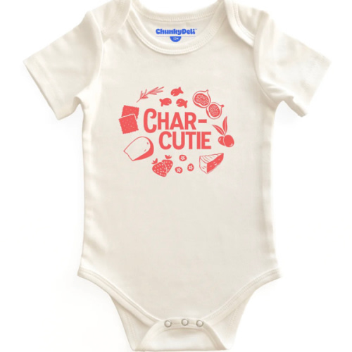 Charcutie Baby Bodysuit | 100% Cotton and Machine Washable – Chunky Deli