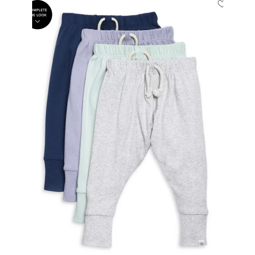 Unisex 4 Pack Jogger Pants - Baby