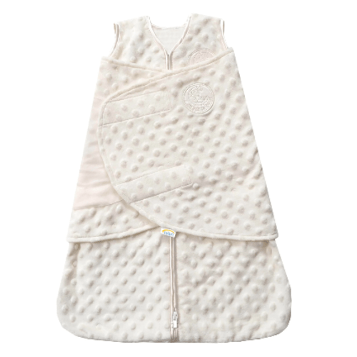 Cream Plushy Dot Velboa Swaddle TOG 3.0 | HALO