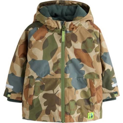 Camo Print Waterproof Hooded Jacket