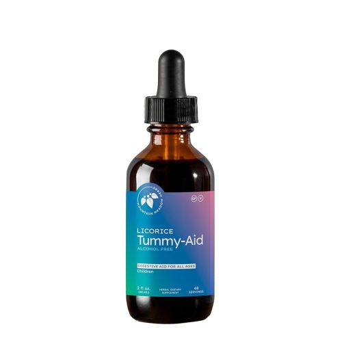 Mountain Meadow Herbs Licorice Tummy-Aid for Babies & Kids – Gas Relief Drops for Colic, Upset Stomach, Reflux & Bloating – Natural, Alcohol-Free Liquid Formula – 2 oz