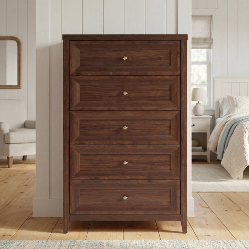 Ebern Designs Cleckheat 30'' W 5-Drawer Dresser | Wayfair