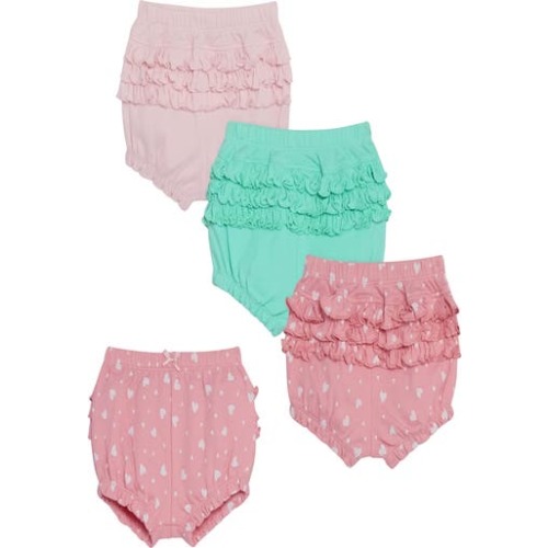 KOALA BABY 3-Pack Ruffle Back Cotton Shorts | Nordstromrack