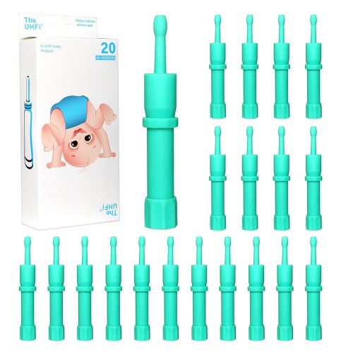 Gas and Colic Reliever for Babies, Baby Gas Colic Relief, Natural Solution for Baby Colic and Gas Relief, Safe & Effective Instant Constipation Relief for Babies, 20 Count (Green)