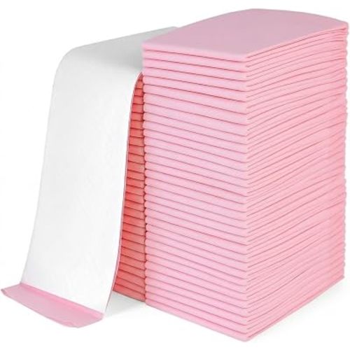Rocinha Disposable Changing Pads for Baby 100 Pack Waterproof Diaper Changing Pad Cover Breathable Underpads Bed Table Protector Mat Baby Changing Pad Liner, 17 Inches x 13 Inches