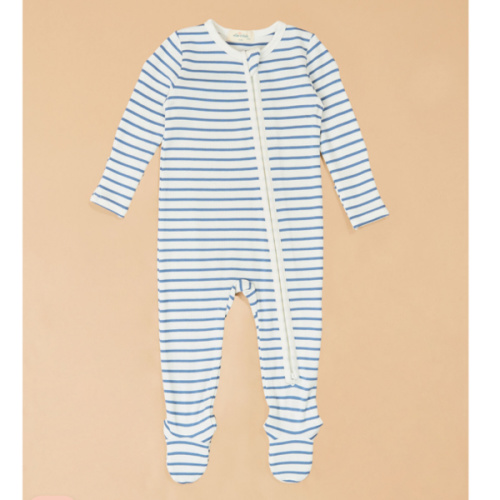 Jake Stripe Long Sleeve Footie