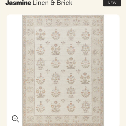 Jasmine - Linen/Brick