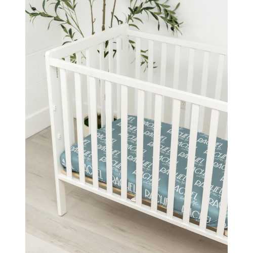 Monogrammed Crib Sheet Personalized Baby Crib Sheet Girl Baby Shower Gift Nursery Decor For New Baby Name Gift Custom Baby Shower Gift