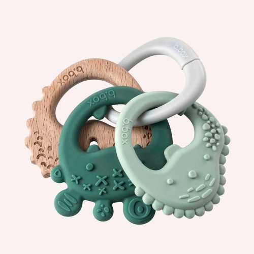 Trio Teether - Sage