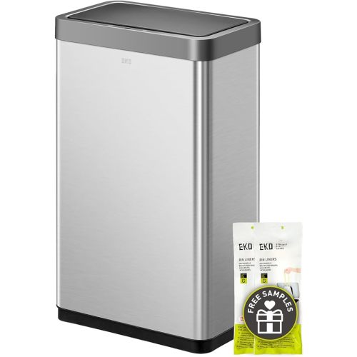EKO Mirage X 80 Liter / 21.1 Gallons Motion Sensor Trash Can, Automatic Large Kitchen Trash Can Touchless, Stainless Steel