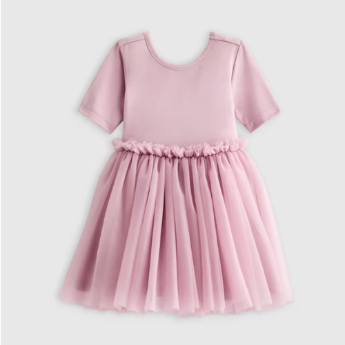 Organic Cotton Tulle Tutu Dress - Baby in Lilac Mauve