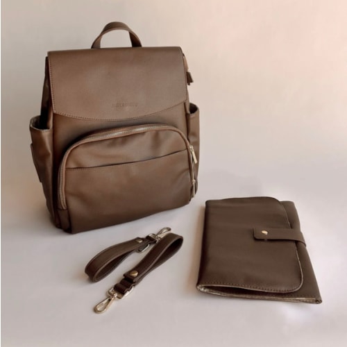 BROOKLYN Backpack Nappy Bag - Chocolate/Jack – Milk & Poppy