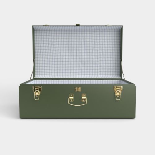 Grand Trunk - Green - Picnic in Blue / Embroidery