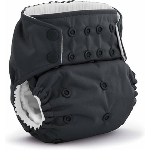 Kanga Care Rumparooz G3 Stay Dry Cloth Diaper Reusable One Size Pocket Diaper Patented Inner Double Gusset 2 pcs Microfiber Insert Soaker (6-55+ lbs) - Castle