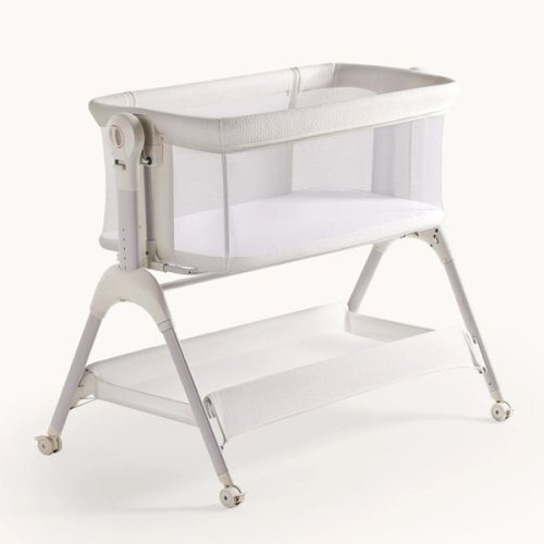 HARPPA Cuddly Sway | 3-in-1 Rocking Baby Bassinet & Bedside Sleeper with Anti-Reflux Mattress for Newborns | Attaches to Bed, Adjustable Height, Tool-Free Setup, Portable Wheels, CPSC Certified, Gentle Rocking Motion | Ideal for Infants, Safe Co-Sleeping