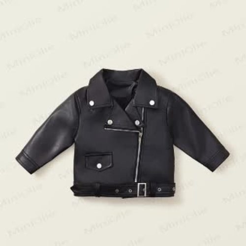 Toddler Girl Faux Leather Jacket