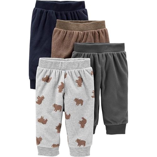 Simple Joys by Carter's unisex-baby 4-pack Fleece Pants