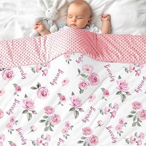 NIBESSER Personalized Baby Blanket- Juliet