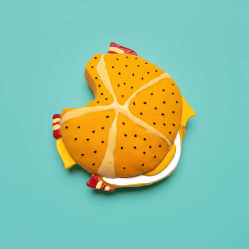 Bacon Egg & Cheese Baby Teether | NYC Bodega Gift | PiccoliNY
