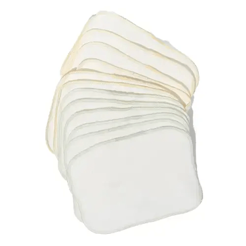 Organic Brushed Cotton Wash Cloth - Pack of 12