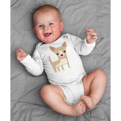 Chihuahua Baby Bodysuit Optional Personalized Outfit Gift for Boy or Girl