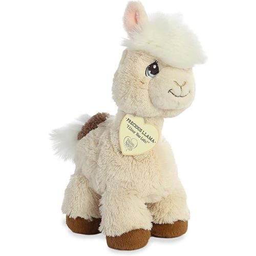 Aurora® Inspirational Precious Moments™ Precious Llama Stuffed Animal - Cherished Memories - Enduring Comfort - Brown 8 Inches