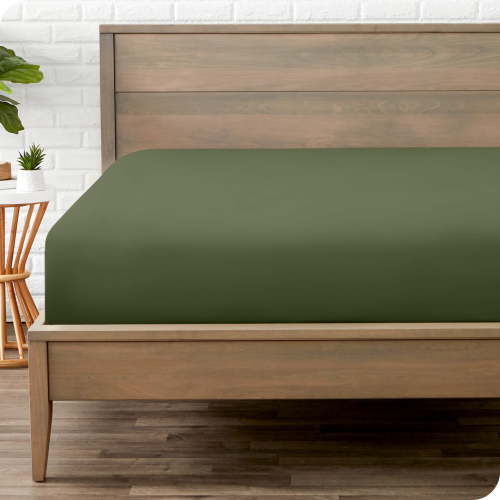 Bare Home, Fitted Sheet, Cypress Queen 1800 Collection Deep Pocket