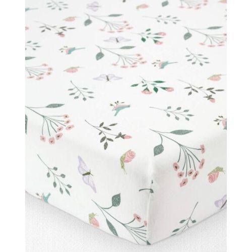Baby Girl Organic Cotton Standard Crib Sheet - Little Planet | Carter's