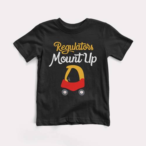 Regulators Coupe Baby + Kids Tee - BabyDoopy - Toddler Youth Funny Cute Rap Hiphop Kids Graphic Print