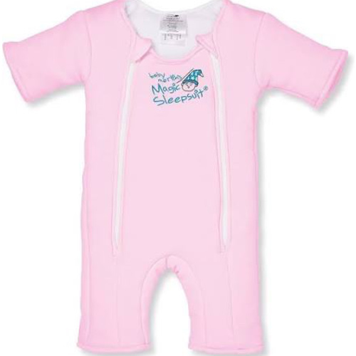 Pink Baby Merlin’s Magic Sleepsuit – Cozy 100% Cotton Baby Sleepwear
