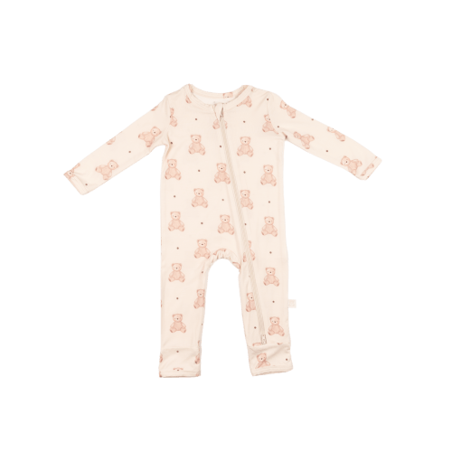 Zippered Romper (Teddy) – Snuggle & Slumber