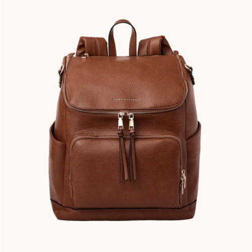 Lullaby Diaper Backpack Chestnut | Poppy and Peonies – www.poppyandpeonies-us.com