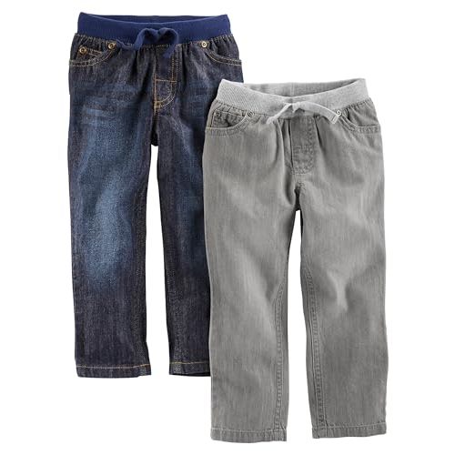 Simple Joys by Carter's Baby Boys' 2-Pack Pull on Denim Pant