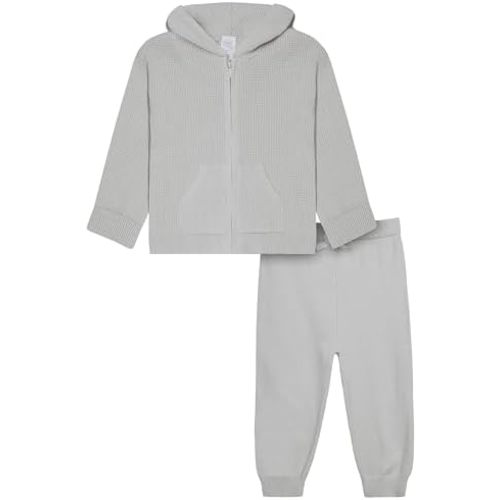 Modern Moments by Gerber Baby & Toddler Hooded Sweater Jacket & Jogger