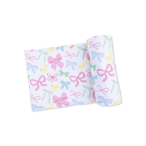Stretch Swaddle, Sweet Bows