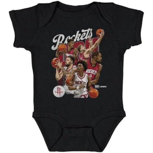 500 LEVEL Houston Rockets Starting 5 One-Piece Infant Bodysuit